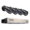 ZOSI 8CH H.265+ 5MP Lite DVR CCTV Security Camera System Kit – 1080P Wired Outdoor Cameras (No Hard Drive Included)