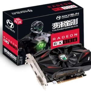 AMD Radeon RX 550 4GB GDDR5 ITX Gaming Graphics Card | PCIe 3.0, DirectX 12, HDMI, DisplayPort, DVI-D