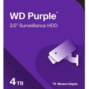 WD Purple 4TB Surveillance Hard Drive – 3.5" SATA 6Gb/s, 256MB Cache (WD43PURZ)
