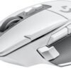 Logitech G502 X Wired Gaming Mouse – HERO 25K Sensor, LIGHTFORCE Optical-Mechanical Switches, 13 Programmable Buttons, PC & Mac Compatible (White)
