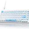 TECKNET RGB Gaming Keyboard | Wired Mechanical Keyboard with Volume Control | 20 Light Effects | USB Type-C | 65% Compact Design