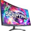 Curved 24.5-Inch Gaming Monitor up to 240Hz 1080P R1500 1Ms Displayport X2 HDMI X2 Blue Light Shift Build-In Speakers, Machine Black 2023 (C255B-FWT240)