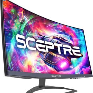 Curved 24.5-Inch Gaming Monitor up to 240Hz 1080P R1500 1Ms Displayport X2 HDMI X2 Blue Light Shift Build-In Speakers, Machine Black 2023 (C255B-FWT240)