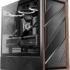 Antec Flux Wood – Mid-Tower E-ATX PC Case with Walnut Front Panel & 5 PWM Fans