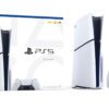 PlayStation 5 Slim 1TB Console – Ultra-High Speed SSD, 4K Gaming, Haptic Feedback, and Adaptive Triggers